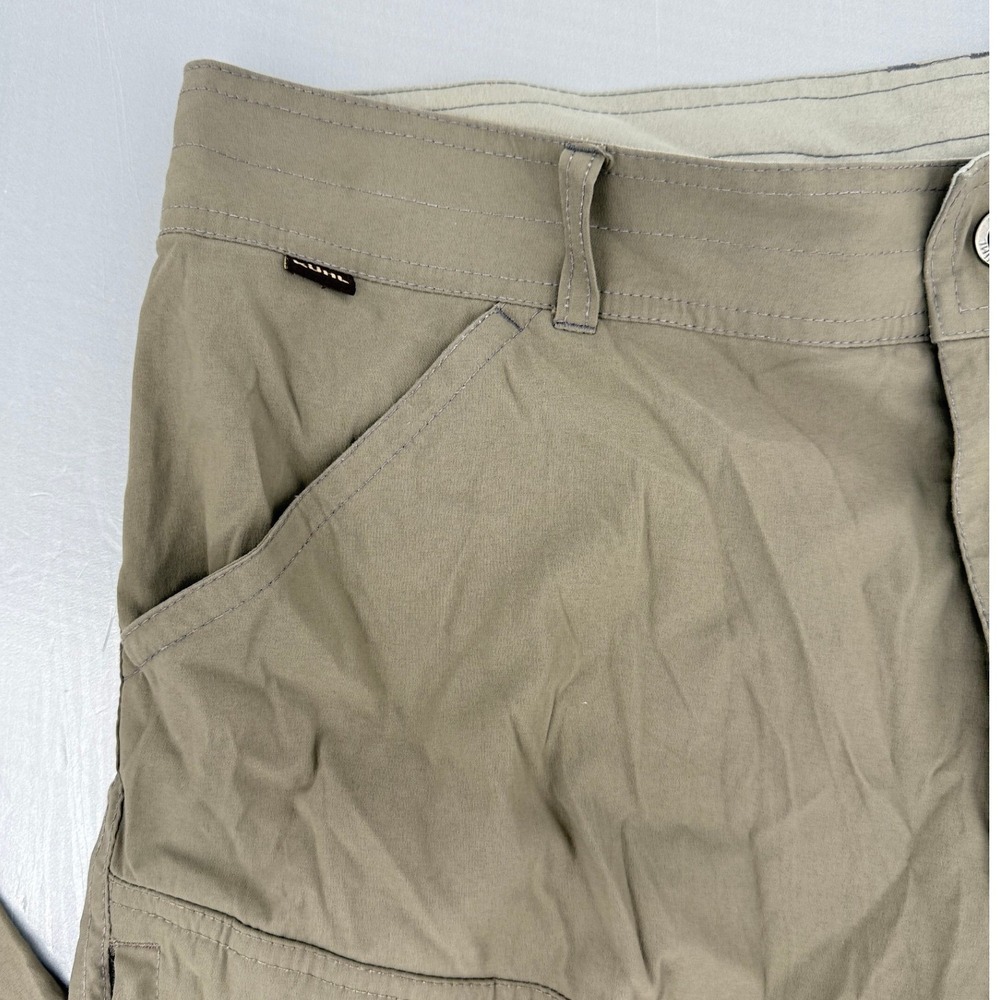 Kuhl Radikl Mens Hiking Pants 36x32 Khaki Tan Nylon Stretch Outdoor Trousers - Picture 3 of 16